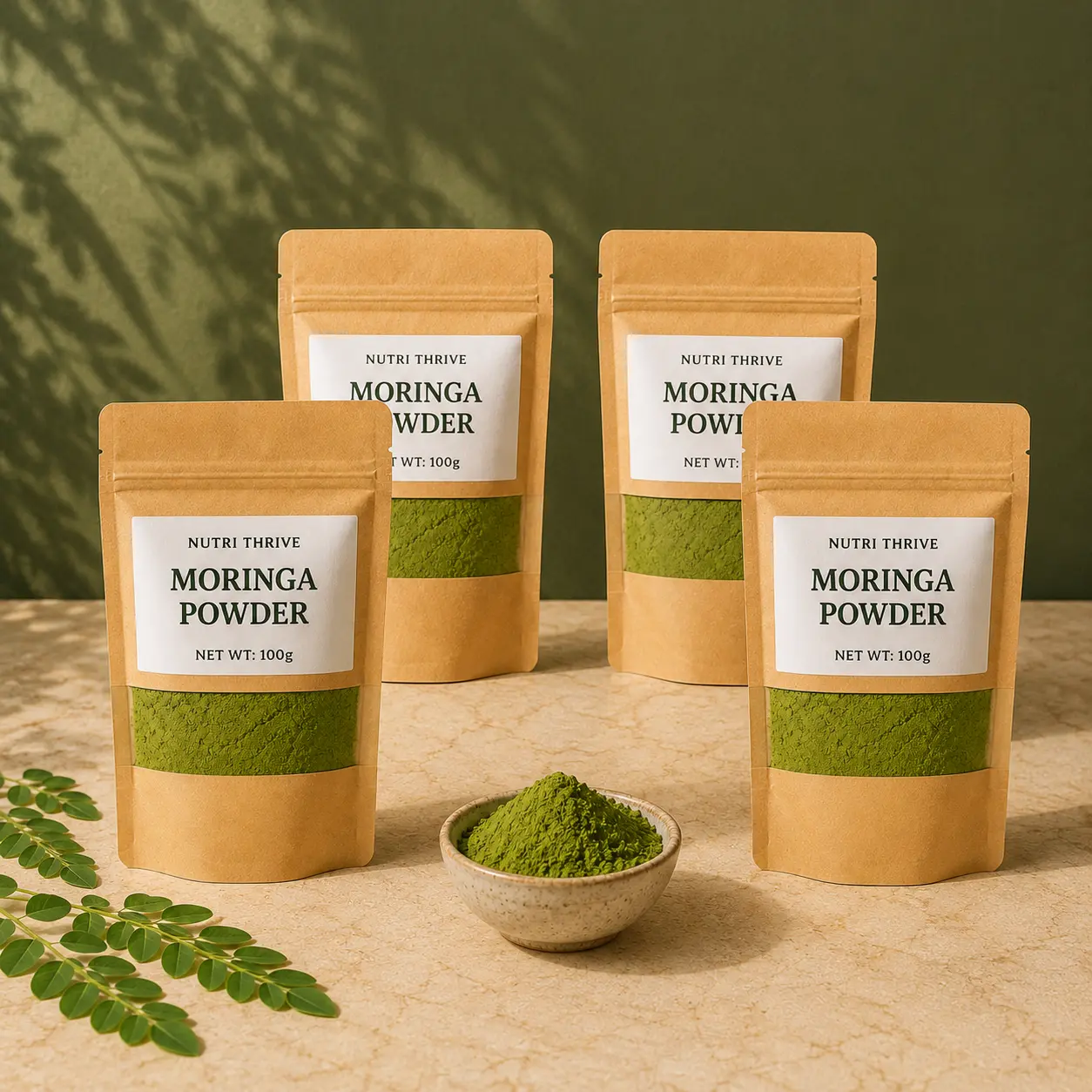 400g Moringa Bundle 4 × 100g product